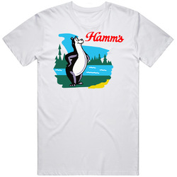 Hamm's Beer Mens Size Large White T Shirt Hamm's Beer Mens Size Large White T Shirt