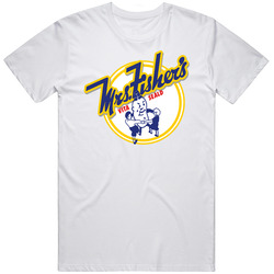 Mrs Fisher's Most Popular Potato Chip Brand Snack Food Lovers Mens Size Large White T Shirt Mrs Fisher's Most Popular Potato Chip Brand Snack Food Lovers Mens Size Large White T Shirt
