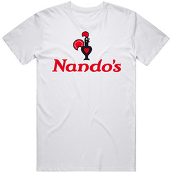Nandos Uk Chain Restaurants Logo Mens Size Large White T Shirt Nandos Uk Chain Restaurants Logo Mens Size Large White T Shirt