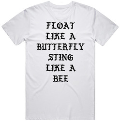 Float Like A Butterfly Sting Like A Bee Odell Beckham Jr New York G Football Fan Mens Size Large White T Shirt Float Like A Butterfly Sting Like A Bee Odell Beckham Jr New York G Football Fan Mens Size Large White T Shirt