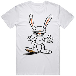 Sam And Max Video Game Mens Size Large White T Shirt Sam And Max Video Game Mens Size Large White T Shirt