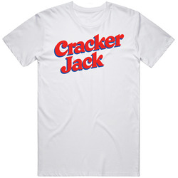 Cracker Jack Favorite Popcorn Snack Food Lovers Mens Size Large White T Shirt Cracker Jack Favorite Popcorn Snack Food Lovers Mens Size Large White T Shirt