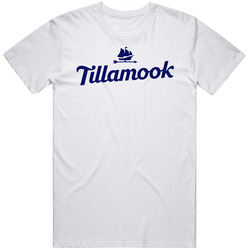 Tillamook Ice Cream Logo Cool Mens Size Large White T Shirt Tillamook Ice Cream Logo Cool Mens Size Large White T Shirt