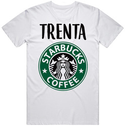 Starbucks Trenta Drink Funny Halloween Group Costume Mens Size Large White T Shirt Starbucks Trenta Drink Funny Halloween Group Costume Mens Size Large White T Shirt