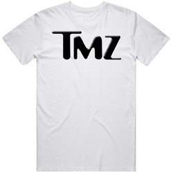 Tmz Gossip Hollywood Paparazzi Tv Show Mens Size Large White T Shirt Tmz Gossip Hollywood Paparazzi Tv Show Mens Size Large White T Shirt
