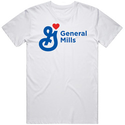 General Mills Food Manufacturer Logo Mens Size Large White T Shirt General Mills Food Manufacturer Logo Mens Size Large White T Shirt