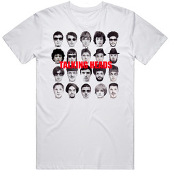 Talking Heads 80s Retro Alternative Rock Music Mens Size Large White T Shirt Talking Heads 80s Retro Alternative Rock Music Mens Size Large White T Shirt