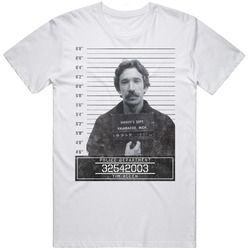 Tim Allen Celebrity Mugshot Police Department Mens Size Large White T Shirt Tim Allen Celebrity Mugshot Police Department Mens Size Large White T Shirt