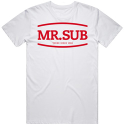 Mr Sub Sandwhich Restaurant Mens Size Large White T Shirt Mr Sub Sandwhich Restaurant Mens Size Large White T Shirt