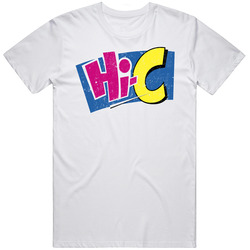 Vintage Retro Hi-c Juice Logo Mens Size Large White T Shirt Vintage Retro Hi-c Juice Logo Mens Size Large White T Shirt