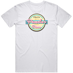 Pamelas Diner Popular Pittsburgh Restaurant Food Mens Size Large White T Shirt Pamelas Diner Popular Pittsburgh Restaurant Food Mens Size Large White T Shirt