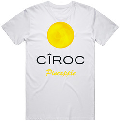 Ciroc Pineapple Vodka Halloween Costume Mens Size Large White T Shirt Ciroc Pineapple Vodka Halloween Costume Mens Size Large White T Shirt