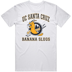 U C Santa Cruz Banana Slugs California University Supporter Mens Size Large White  T Shirt