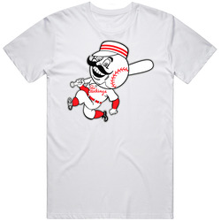 Cincinnati Redlegs Old Mlb Logo Mens Size Large White T Shirt Cincinnati Redlegs Old Mlb Logo Mens Size Large White T Shirt