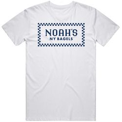 Noah's Bagels Popular Bakery Restaurant Mens Size Large White T Shirt Noah's Bagels Popular Bakery Restaurant Mens Size Large White T Shirt