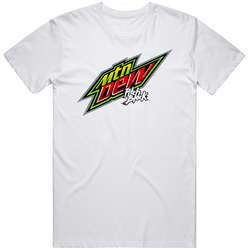 Mountain Dew Pitch Black Popular Discontinued Drink Mens Size Large White T Shirt Mountain Dew Pitch Black Popular Discontinued Drink Mens Size Large White T Shirt