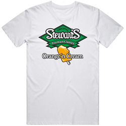 Stewart's Orange 'n Cream Best Soda Of All Time Soft Drink Lovers Mens Size Large White T Shirt Stewart's Orange 'n Cream Best Soda Of All Time Soft Drink Lovers Mens Size Large White T Shirt