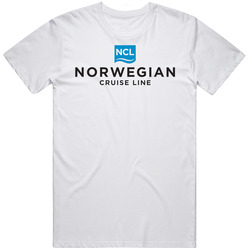 Ncl Norwegian Cruise Line Mens Size Large White T Shirt Ncl Norwegian Cruise Line Mens Size Large White T Shirt