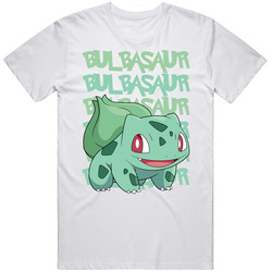 Bulbasaur Pokemon Love Heart Video Game Cartoon Fan Mens Size Large White T Shirt Bulbasaur Pokemon Love Heart Video Game Cartoon Fan Mens Size Large White T Shirt