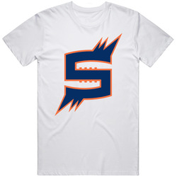 Spokane Shock Arena Football League Team Sports Fan Logo Mens Size Large White T Shirt Spokane Shock Arena Football League Team Sports Fan Logo Mens Size Large White T Shirt