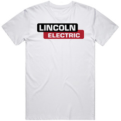 Lincoln Electric Holdings Inc Nasdaq Company Logo Employee Fan Mens Size Large White  T Shirt