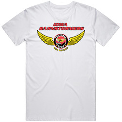 Iowa Barnstormers Arena Football League Team Sports Fan Logo Mens Size Large White T Shirt Iowa Barnstormers Arena Football League Team Sports Fan Logo Mens Size Large White T Shirt