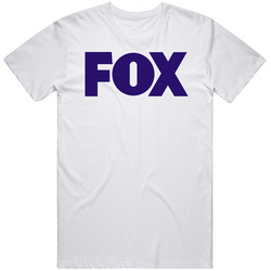 Fox Tv Channel Cool Television Station Logo Mens Size Large White T Shirt Fox Tv Channel Cool Television Station Logo Mens Size Large White T Shirt