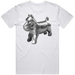 Monopoly Dog Game Piece Group Halloween Costume Mens Size Large White T Shirt Monopoly Dog Game Piece Group Halloween Costume Mens Size Large White T Shirt