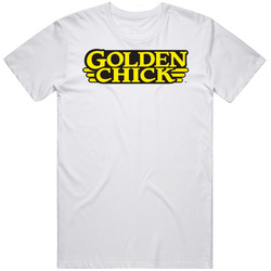 Golden Chick World Best Southern Restaurants Fan Mens Size Large White  T Shirt