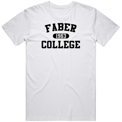 Faber College Fictional College Animal House Movie Fan Mens Size Large White T Shirt Faber College Fictional College Animal House Movie Fan Mens Size Large White T Shirt