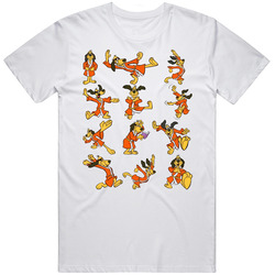 Hong Kong Phooey Cartoon Mens Size Large White T Shirt Hong Kong Phooey Cartoon Mens Size Large White T Shirt