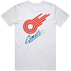 Kansas City Comets Major League Indoor Soccer Club Alt Logo Mens Size Large White T Shirt Kansas City Comets Major League Indoor Soccer Club Alt Logo Mens Size Large White T Shirt