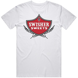 Swisher Sweets Cigar Logo Mens Size Large White T Shirt Swisher Sweets Cigar Logo Mens Size Large White T Shirt