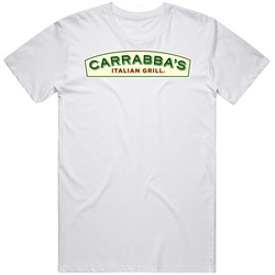 Carrabba's Italian Grill American Favourite Food Mens Size Large White  T Shirt