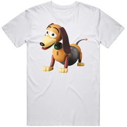 Slinky Dog Toy Story Movie Fan Mens Size Large White T Shirt Slinky Dog Toy Story Movie Fan Mens Size Large White T Shirt