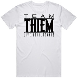 Team Dominic Thiem Live Love Tennis Autrian Tennis Star Fan Mens Size Large White T Shirt Team Dominic Thiem Live Love Tennis Autrian Tennis Star Fan Mens Size Large White T Shirt