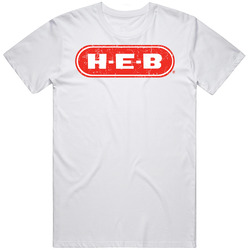 Heb Cool Popular Food Drink Restaurant Brand Logo Gift Mens Size Large White  T Shirt