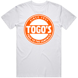 Togo's Sub Sandwhich Restaurant Mens Size Large White  T Shirt