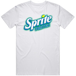 Sprite Remix Popular Discontinued Drink Mens Size Large White  T Shirt