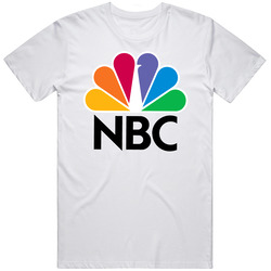 Nbc Tv Channel Cool Television Station Logo Mens Size Large White T Shirt Nbc Tv Channel Cool Television Station Logo Mens Size Large White T Shirt