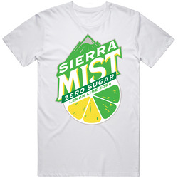 Sierra Mist Best Soda Of All Time Soft Drink Lovers Mens Size Large White  T Shirt