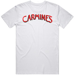 Carmines New York Italian Restaurant Food Lover Mens Size Large White T Shirt Carmines New York Italian Restaurant Food Lover Mens Size Large White T Shirt