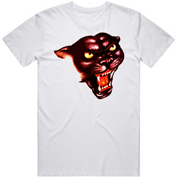 Rowdy Roddy Piper Panther Mens Size Large White T Shirt Rowdy Roddy Piper Panther Mens Size Large White T Shirt
