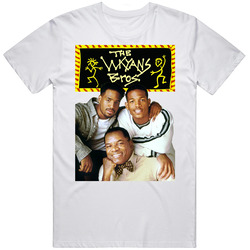The Wayans Bros. Stars 90s Sketch Comedy Tv Show Mens Size Large White T Shirt The Wayans Bros. Stars 90s Sketch Comedy Tv Show Mens Size Large White T Shirt