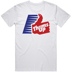 Thums Up Cola Popular Soda India Mens Size Large White  T Shirt