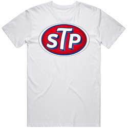 Stp Racing Drag Car Hot Rod Retro Mens Size Large White T Shirt Stp Racing Drag Car Hot Rod Retro Mens Size Large White T Shirt
