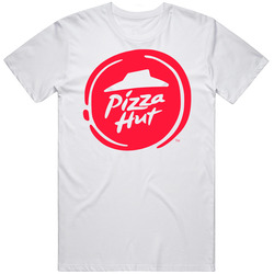 Pizza Hut American Favourite Food Mens Size Large White  T Shirt