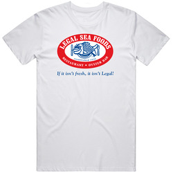 Legal Sea Foods Restaurant Mens Size Large White T Shirt Legal Sea Foods Restaurant Mens Size Large White T Shirt
