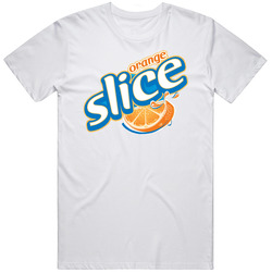 Orange Slice Best Soda Of All Time Soft Drink Lovers Mens Size Large White  T Shirt