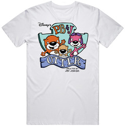 Pb&j Otter 90s Kids Tv Show Cartoon Mens Size Large White T Shirt Pb&j Otter 90s Kids Tv Show Cartoon Mens Size Large White T Shirt